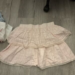 Target Light Pink Layered Skirt with Lace